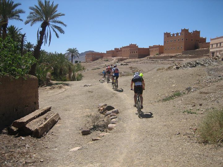 Bike in sahara desert 